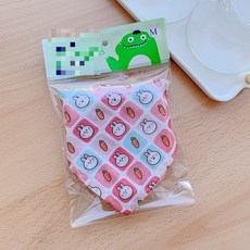 DZER 귀여운 애완동물용 코튼 마스크 모든 연령대 잠옷용 만능 액세서리, M, 핑크