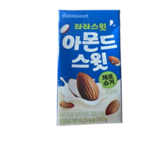라라스윗 아몬드스윗 제로슈거 당류0g 멸균팩 비타민c1포증정, 24개, 190ml