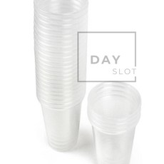 데이슬롯 다회용 투명 소주컵 25p 투명컵, 1개