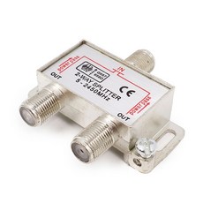 TV 안테나 2분배기 동축 케이블 신호 연결 유선 스플리터