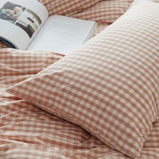 특대형 베개 커버 특대형 50x80cm 개 국제 사이즈 옐로우 55x80cm 딥 60x90, 1개, F. 살구색 가지