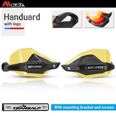 2025 Transalp 750 핸들 바 핸드 가드 쉴드 핸드 가드 레버 혼다 XL750 Transalp750 2024 용 앞 유리 보호대 스크린 커버, [06] red and transparent