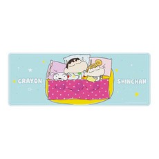 BenF Joy 짱구 직사각 마우스 패드 책상 데스크 미끄럼방지 사무용 게이밍 패드, 1개, 민트