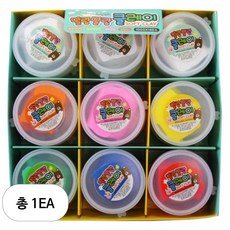 날쌘거북이 말랑말랑 소프트 컬러 클레이 18종 세트, 랜덤발송, 35g, 1개