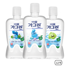 동아제약 어린이용 가그린 사과향, 380ml, 12개