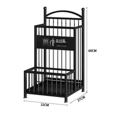 대용량 우산꽂이 진열대 판매대 편의점 가판대 매장용 우산 정리 랙 우산함 수납함, 3. YSJ-27 무광블랙 32cm 12개 12개, 1개