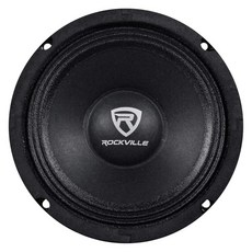 Rockville RM68PRO 16.5cm 6.5인치 8옴 SPL 미드 배스 미드레인지 자동차 스피커 105dB 200w 185851, 8 Ohm Pro Series