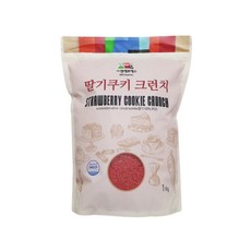 딸기쿠키크런치1kg 빼빼로 토핑 장식, 1kg, 1