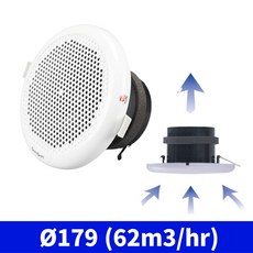 국산 대풍량 저소음 욕실 화장실용 원형 환풍기 화장실환풍기