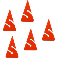 Guaber 5개입 삼각형 로프 라인 마커 스쿠버 다이빙 화살표 난파선 동굴 액세서리 2573313, Guaber 5개입 삼각형 로프 라인 마커 스쿠버 다이