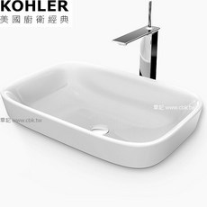 KOHLER ModernLife 檯面盆 59.8cm K-77762T-0, 1個