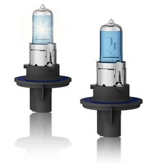 OKOENIEO H7 고성능 할로겐 헤드라이트 전구 화이트 헤드라이트 전구 표준 하이빔 또는 로우 빔 또는 안개등 12V 55W 5000K 1500루멘 차량용 헤드 전, 9008/H13