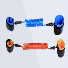 금순이네상점 미아방지 손목밴드 회전 2m 미아방지팔찌, 오랜지