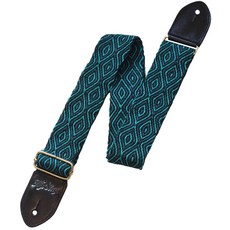 HipStrap 吉他背帶 有機棉 墨西哥藍 手工編織, 1個