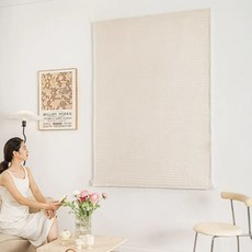 패딩커튼 누빔 방한 찍찍이 탈부착 커텐 겨울 방풍 단열 암막커튼 창문 외풍차단 보온 거실