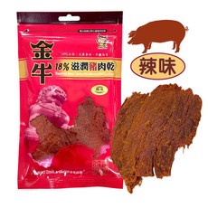 金牛 18% 滋潤豬肉乾 蜜汁/辣味, 1個, 豬肉辣味*3