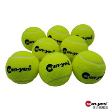 台灣品牌一級專業比賽訓練用網球 - 高彈力耐打網球，適用於網球拍配件及球類運動, 1個