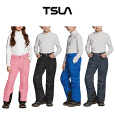 [매장정품] 테슬라 아동 스키복 VU121702 키즈 남여공용 방수 방한 보드 스키 바지