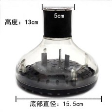 優選 萬用烘罩 烘髮風罩 電吹風機通用接口 捲髮造型神器, 透明黑色款 風罩