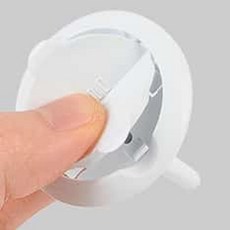 물결샵 4p 원터치 콘센트 안전커버 간편 보호 사용 홀더 용품 화재 덮개 생활 방지