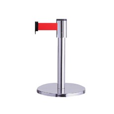 RS-11S(SR) 台灣製造 伸縮拉隊欄柱 (總高57cm 織帶色可換) 不鏽鋼伸縮圍欄, 詳見包裝, 詳見包裝