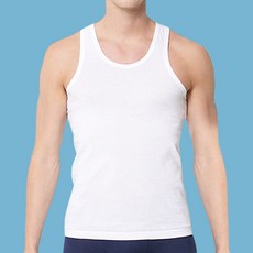 TRY TRY男性用清新棉質背心背心 6件