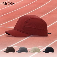 모니브 메쉬 러닝 모자 스포츠 캡, 버건디, 1개
