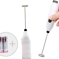 휘핑기 키첸 미니전동거품기 건전지포함 우유거품기 미니거품기