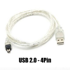 JCD 1394 파이어와이어 USB 4핀 4P 케이블 IEEE 1394 6P에서 연결, 1 5미터, USB to 4Pin