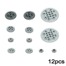 MOC 세트 기술 대량 부품 벽돌 핀 리프트 암 빔 액슬 커넥터 패널 조립 입자 DIY 하이테크 빌딩 블록, 05 12pcs