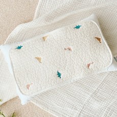 마롤로뜨 아기베개 커버 유아 아기땀 베개 패드 신생아 100수 순면, 크앙디노_아기땀베개커버