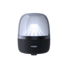 HP 藍牙音響 迷你無線音箱 夢幻燈光 戶外便攜, 黑色, BTS03