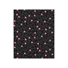 퀼트스타 다이와보 원단 코튼 패치워크 일본 수입 패브릭 퀼트 퀼팅 천 아플리케 바느질 83997, 1개, 블랙X핑크