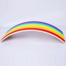 스트래칭모드 감감보드 균형보드 홈트 실내운동장비 목재보드, 2. 무지개 펠트, 1개