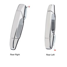 자동차 외부 크롬 손잡이 문짝 핸들 쉐보레 실베라도 타호 시에라 유콘 캐딜락 에스컬레이드 픽업용 20828237, Chrome Rear Side, Chrome Rear Side