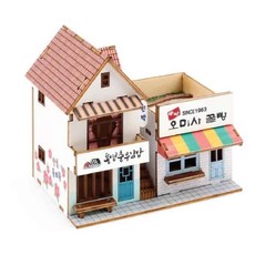 오미사꿀빵 충무김밥 소형 건축프라모델 축소 미니어처 프라모델조립 89747PC 1(pc)
