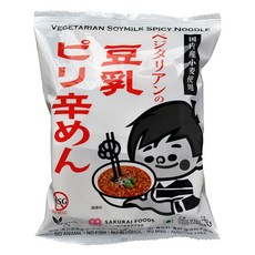 日式素食豆乳辛辣麵 138g, 1包