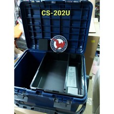 明邦 CS-202U 硬式用具整理箱 海軍藍 船釣 路亞 工具箱, 1個