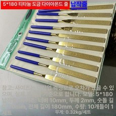 도금 보수 펜 페인트 터치업 복원 벗겨짐 무광 도색, 1개, 5 x 180 평면형 10개