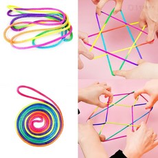 올짱 무지개 실뜨기 집중력향상 감각놀이 줄놀이실 창의력장난감