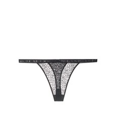 스텔라매카트니 로고 프린트 스트링 텅 팬티