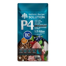 耐吉斯 P4凍乾多拚海陸餐 貓飼料 9.5磅 全齡貓適用, 4.3kg, 1個, P4凍乾多拚海陸配方