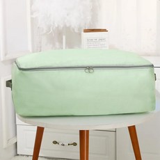 옷장 순수 컬러 랩 혼란스러운 보관 가방 지퍼 잠금 비닐 봉투 수하물 이불, C. L58x38x22cm, 9. MKL-Green