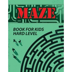 Maze Book for Kids: Challenging Maze Activity Book Maze Workbook Hard Mazes Maze Puzzle Book Paperback, Only1million Inc, English, 9781716347191
