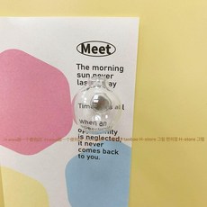 으노상점 자석화병 벽걸이화병 화병 꽃병장식, 라운드 2.8x2.5cm