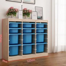 兒童玩具收納櫃多功能組合置物架抽屜式幼兒園超大容量實木儲物箱, 3列6盒子默認白色要卡片聯繫客服