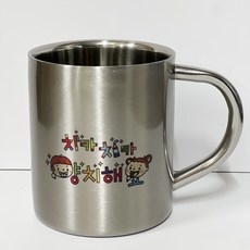 올스텐 손잡이 양치컵 신학기준비물 스텐 물컵 어린이양치컵, 1개, 디자인11번