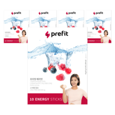 프리핏 이시영의 에너지워터 prefit 베리맛, 45g, 5박스