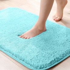 테루테루 빨아쓰는 욕실 호텔 주방 발매트, 사파이어그린