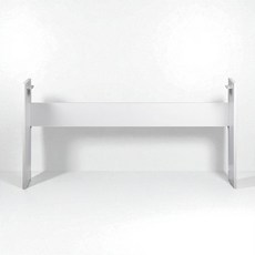 야마하 디지털 피아노 호환 스탠드 P125 P225 P125A 호환 나무 우드 스탠드, 화이트(P-225 전용), 1개